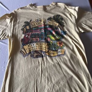 Margaritaville Key West Graphic Tee - Cream vintage 2002